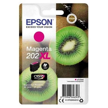 Epson -  Kiwi Singlepack Magenta 202XL Claria Ink