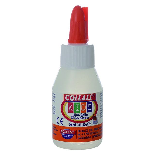 Collall - Kinderkleber Collall 50ml | Flasche A 50 Milliliter | 24 Stücke