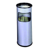 Durable -  As-papierbak  3330-23 rond zilver metallic