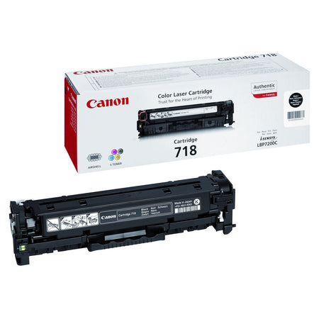Canon -  CRG-718 Bk tonercartridge 1 stuk(s) Origineel Zwart