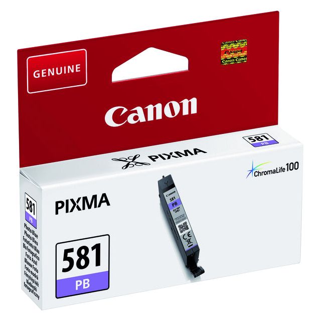 Canon - Inkcartridge CLI -581PB, 241 Fotos, OEM 2107C001, Foto Blau