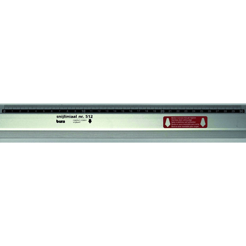 Rumold - Riga da taglio Bura 512 Antica 30cm alluminio