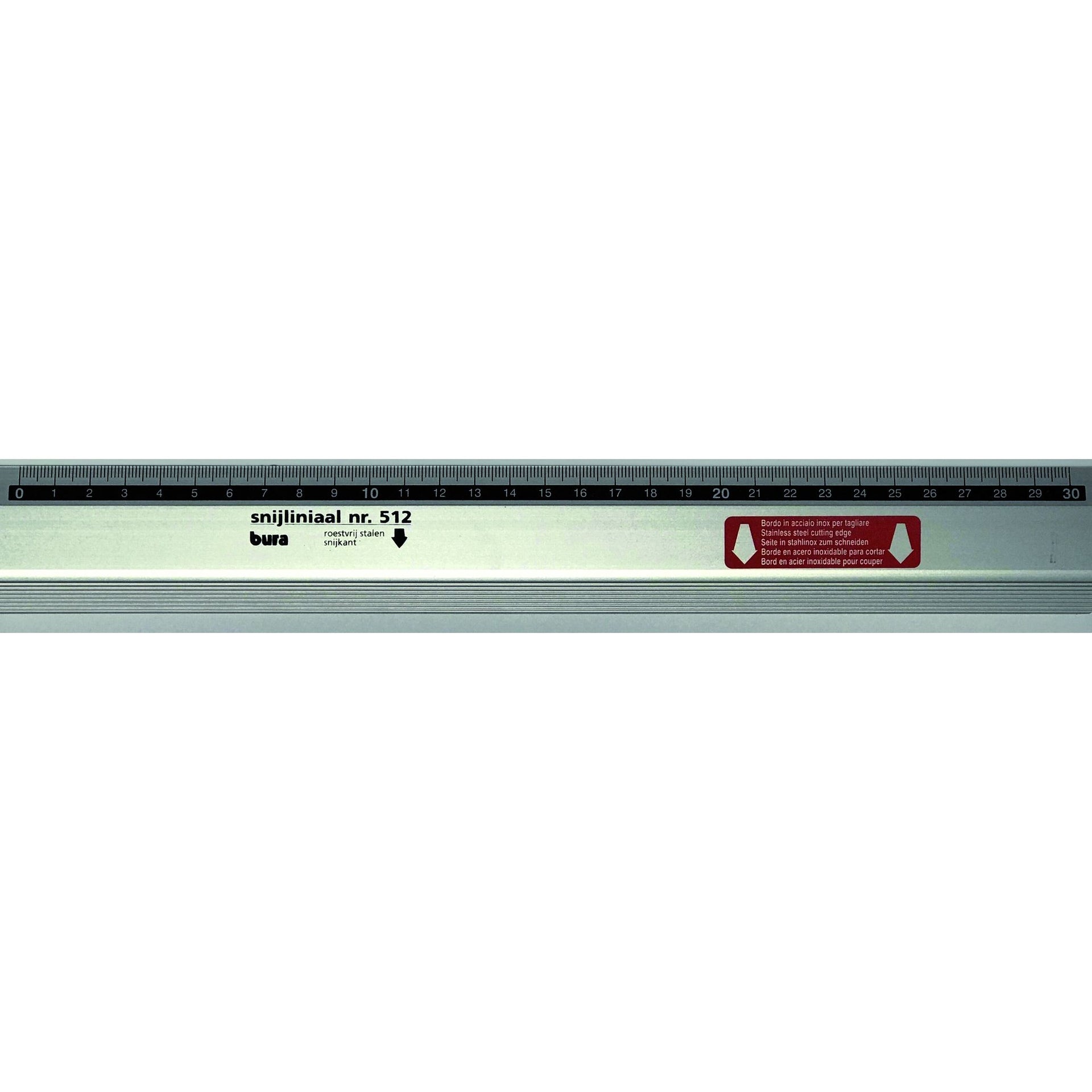 Rumold - Riga da taglio Bura 512 Antica 30cm alluminio