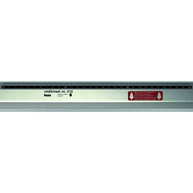 Rumold - Riga da taglio Bura 512 Antica 30cm alluminio