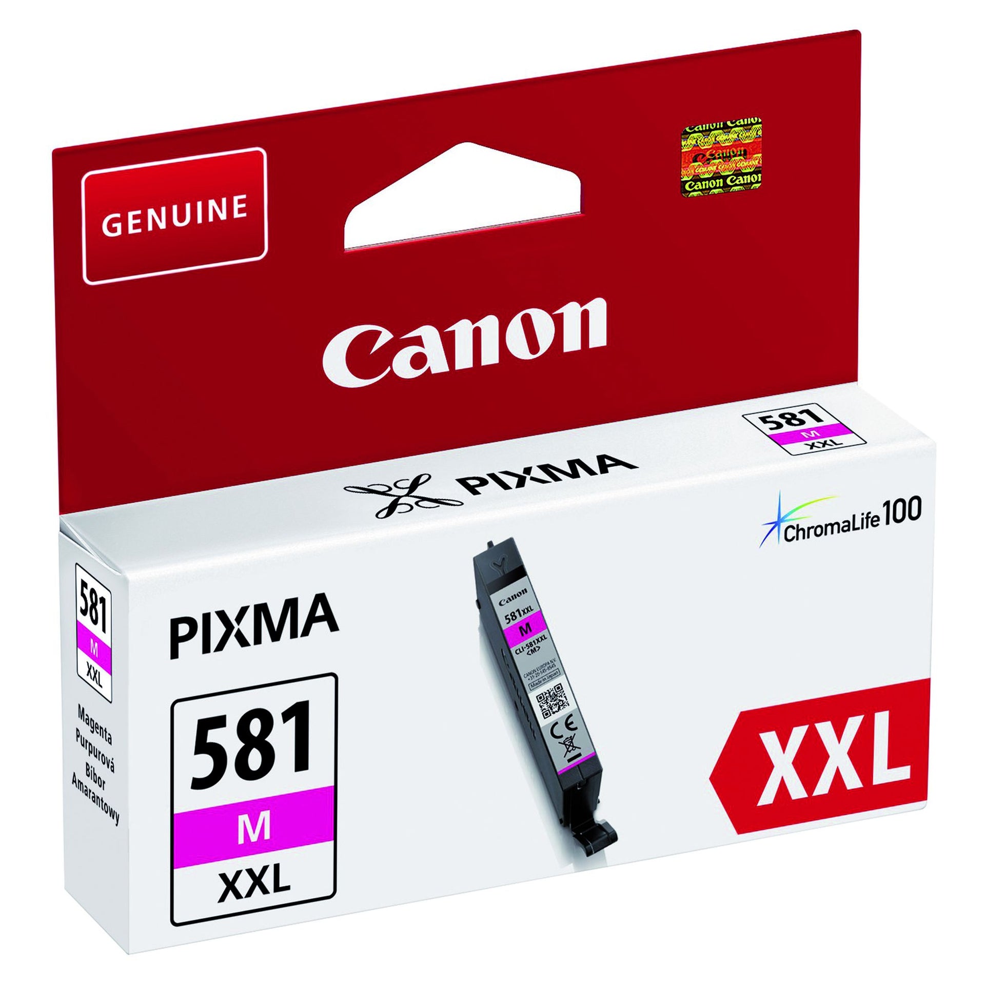 Canon - Cartuccia d'inchiostro CLI-581XXL rossa