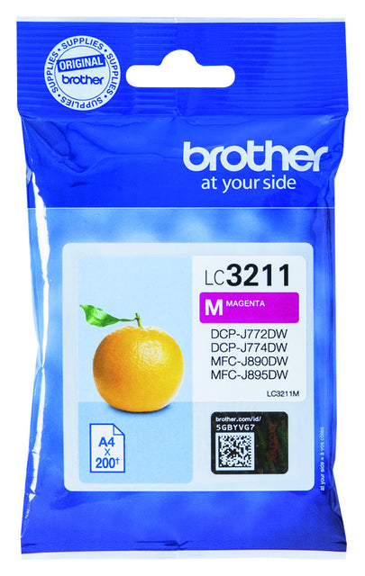 Bruder - Inkcartridge Bruder LC -3211m Rood | 1 Stück