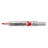 Pentel - Pennarello per lavagna bianca MWL5S Maxiflo rotondo 1mm rosso