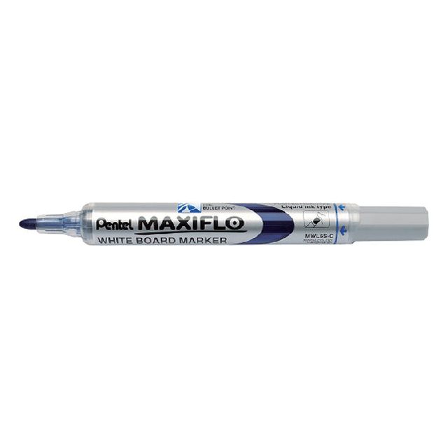 Pentel - Viltstift pentel mwl5s whiteboard 1mm blauw