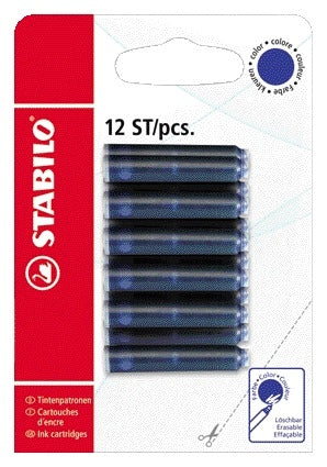 Stabilo - Cartuccia d'inchiostro blu | 10 pezzi