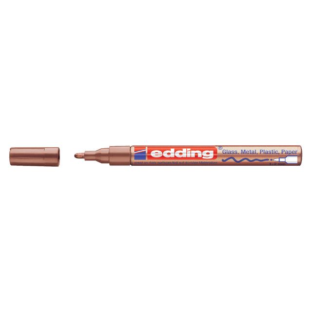 Edding -Filz -Tip Edding 751 Farbe um 1-2 mm Kupfer | 10 Stücke