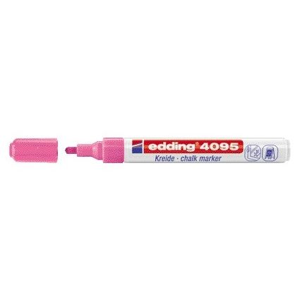 Edding -  Krijtstift  4095 rond 2-3mm neon roze | 10 stuks