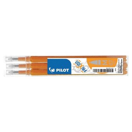 Pilot - Recambio para bolígrafo friXion mediano naranja, juego de 3 piezas