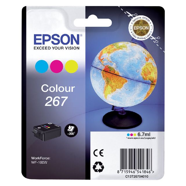 Epson - Inkcartridge Epson 267 T2670 3 Farben | 1 Stück