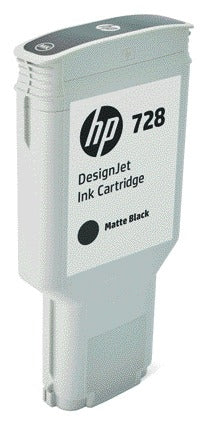 HP - Cartucho de tinta f9j68a 728 negro mate