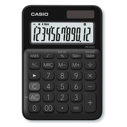 Casio - Calculator MS-20UC black
