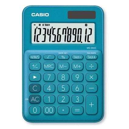 Casio - Calculator MS-20UC blue