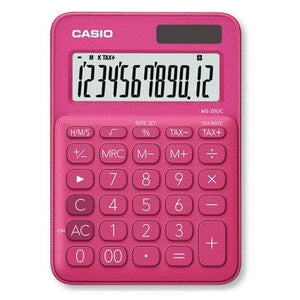 Casio - Calculator MS-20UC red