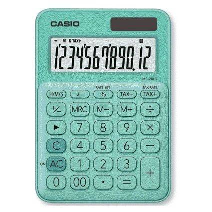 Casio -  Rekenmachine MS-20UC groen