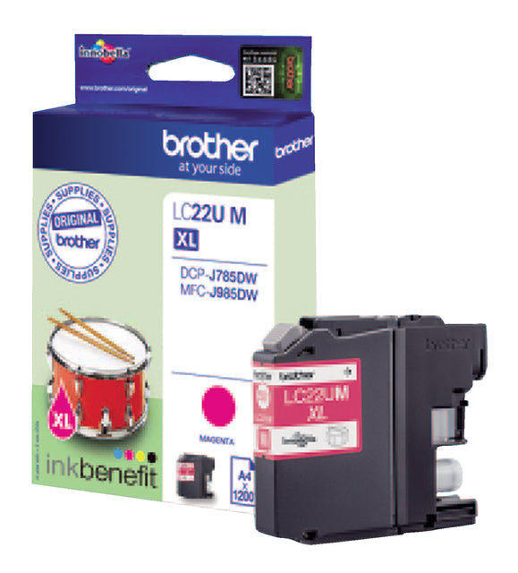 Frère - Inkcartridge Brother LC -22Um rouge