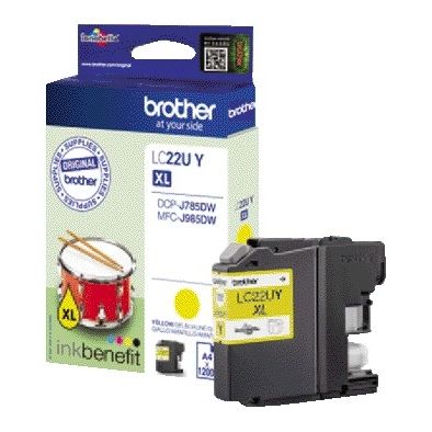 Brother - Cartuccia d'inchiostro LC-22UY gialla