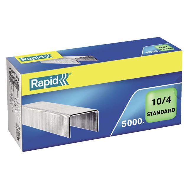 Rapid - Staples NR10 GALV 5000ST | Encadré une pièce de 5000 | 10 morceaux