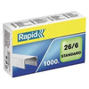 Rapid -  Nieten standaard 26/6 gegalv 1000st | 20 stuks