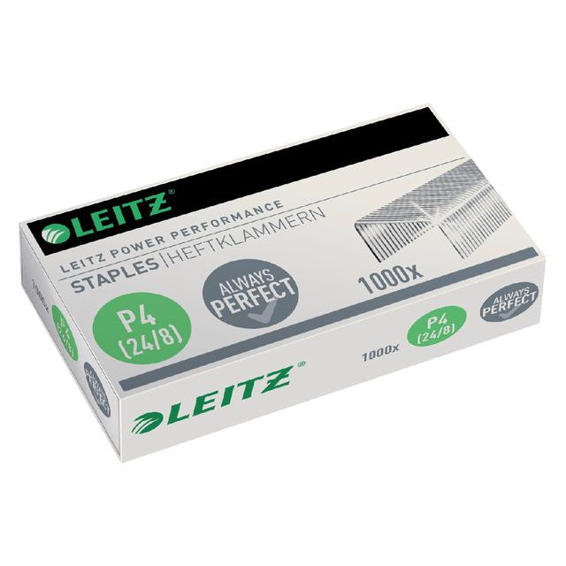 Leitz - Staples Leitz 24/8 galvanisé 1000st | Box a 1000 morceaux