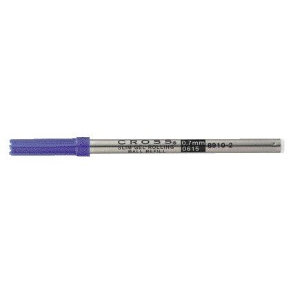 Cross - Recambio para bolígrafo roller azul fino