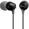 Sony -  Oortelefoon ex15lp basic zwart | 6 stuks