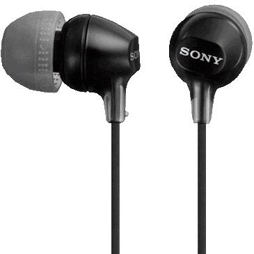 Sony - Écouteur EX15LP basique noir