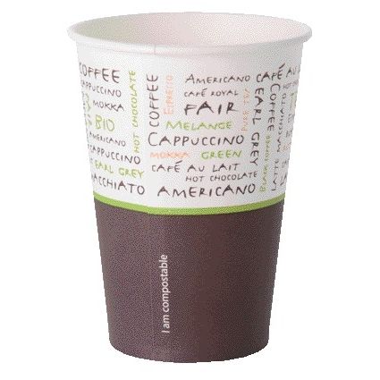 Sensations -  Beker 180ml d 70 mm pla karton 2500st