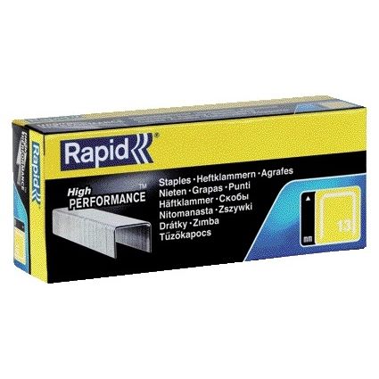 Rapid - Agrafes 13/8 galvanisées standard 5000 pièces