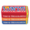 Tony's Chocolonely - Chocolade reep 180gr in blik puur-melk en karamel zeezout