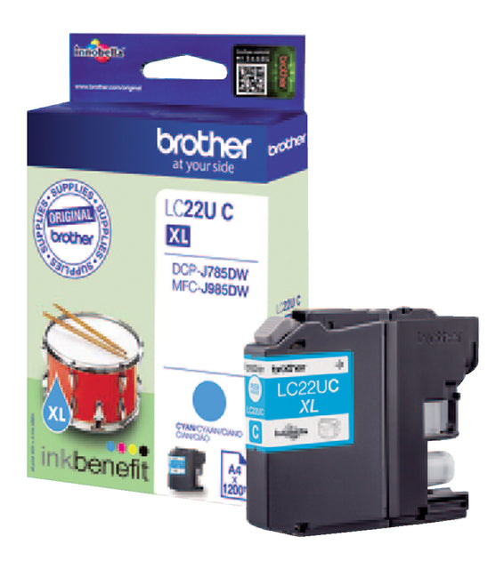 Bruder - Inkcartridge Bruder LC -22uc Blue | 1 Stück