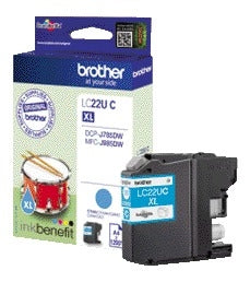 Brother - Cartucho de tinta LC-22UC azul