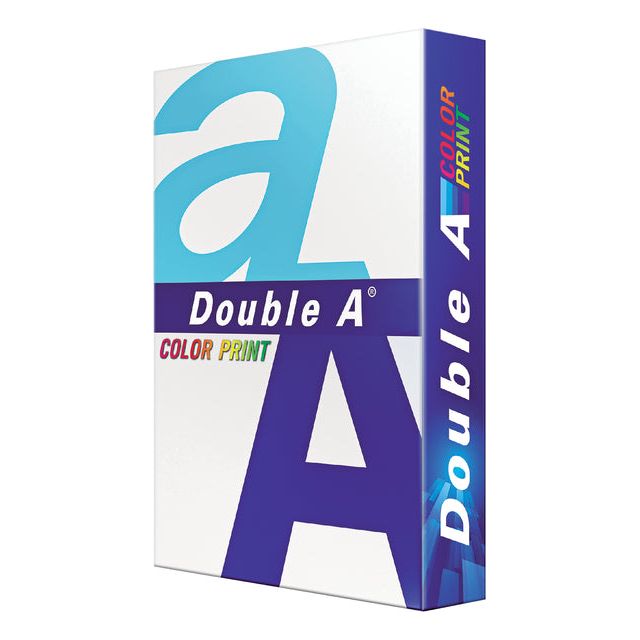 Double A - Copier Paper Double A Couleur Imprimer A4 90GR BLANC | Pak une feuille de 500 | 5 pièces