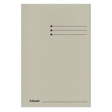 Esselte -  Dossiermap  folio 3klep manilla 275gr grijs