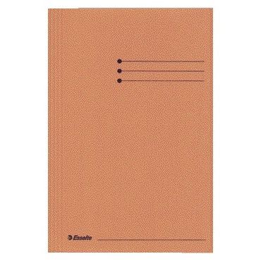 Esselte - File folder folio 3 flaps manila 275gr orange | 50 pieces