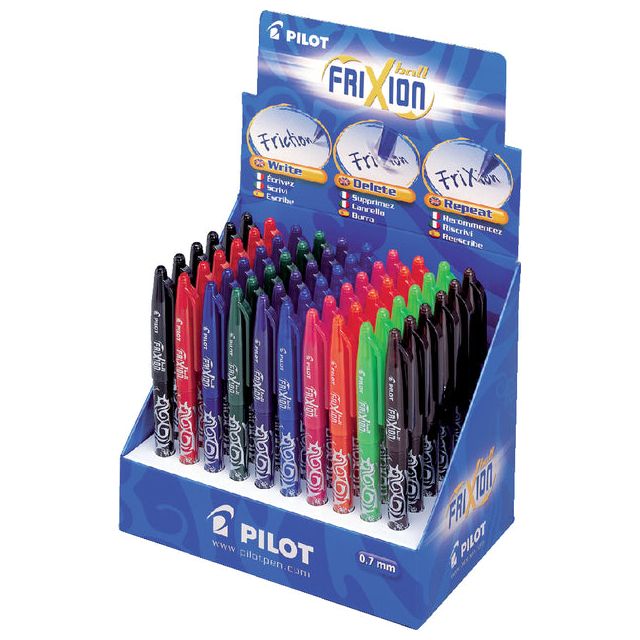 Pilot - Rollerpen PILOT Frixion BL-FR7 0.35mm assorti display 60 stuks | 60 stuks