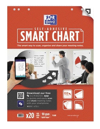 Oxford -  Flipoverpapier  smart 60x80cm blanco 90gr
