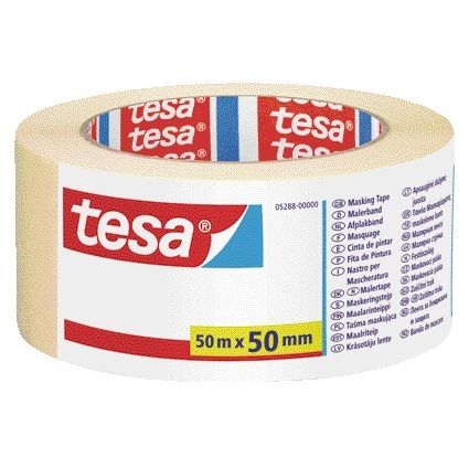 Tesa -  Afplake ® Economy 50mmx50m creme | 6 stuks