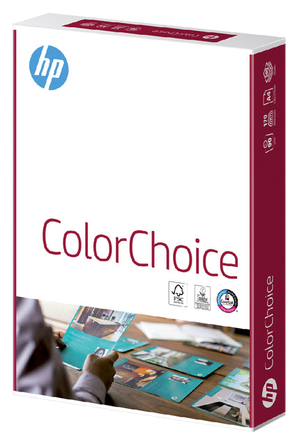 HP - Papier laser Choix de couleur HP A4 90GR | Pak une feuille de 500 | 5 pièces