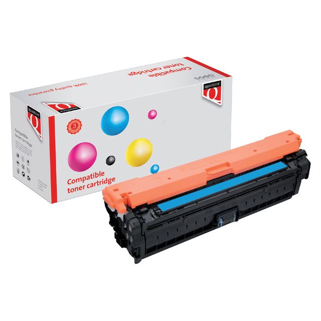 Quantore - Tonercartridge hp ce341a 651a blauw