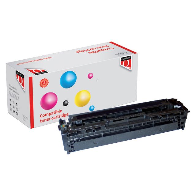 Quantore - Tonercartridge hp cb540a 125a zwart