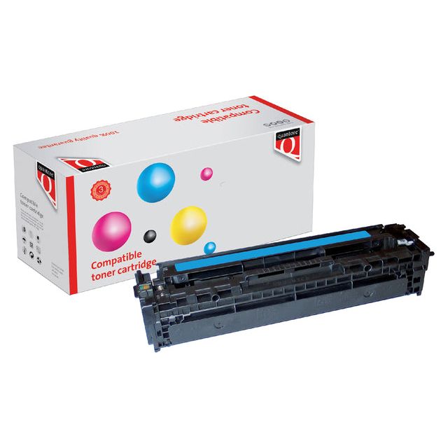 Quantore - Tonercartridge hp cb541a 125a blauw