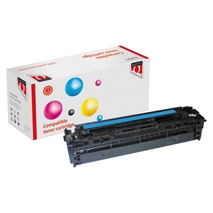 Quantore - Cartuccia toner alternativa per CB541A 125A blu