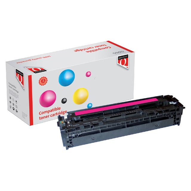 Quantore - Tonercartridge HP CB543A 125A Rot