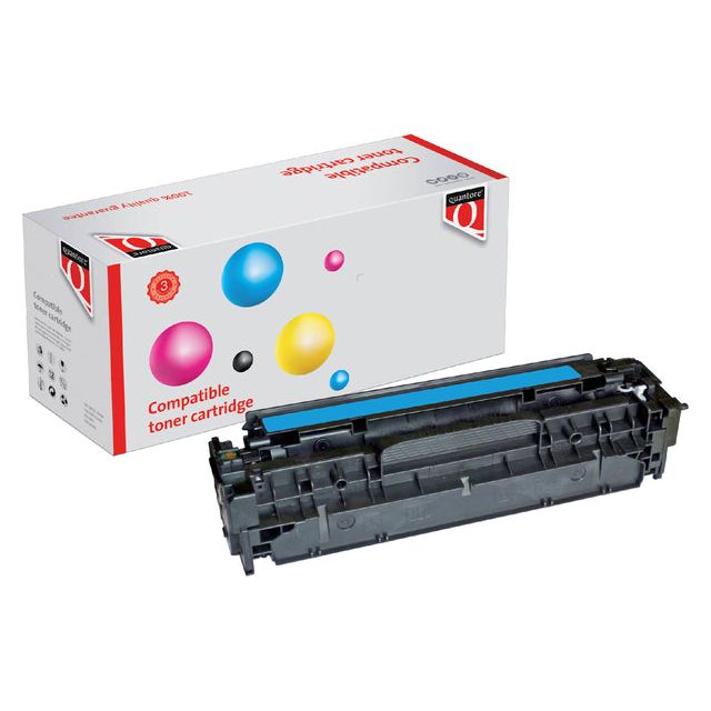 Quantore - Tonercartridge HP CF381A Blue | 1 pièce