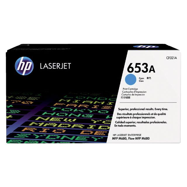 HP - Tonercartridge hp cf321a 653a blauw