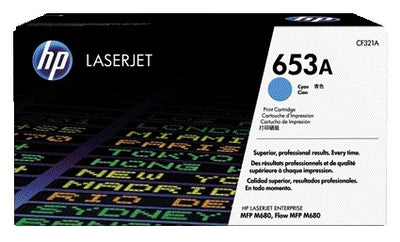 HP - Cartuccia toner cf321a 653a blu